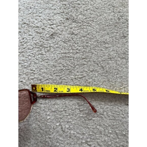 Vintage 80s retro Christian Dior Optyl oversized bronze red sunglasses 2498 62/1 - Picture 9 of 9